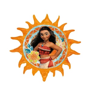 29&quot; Disney Moana Balloon - Moana Party Theme - Moana Birthday - Disney Party - Birthday Party Decoration - Moana Birthday Party - Birthday