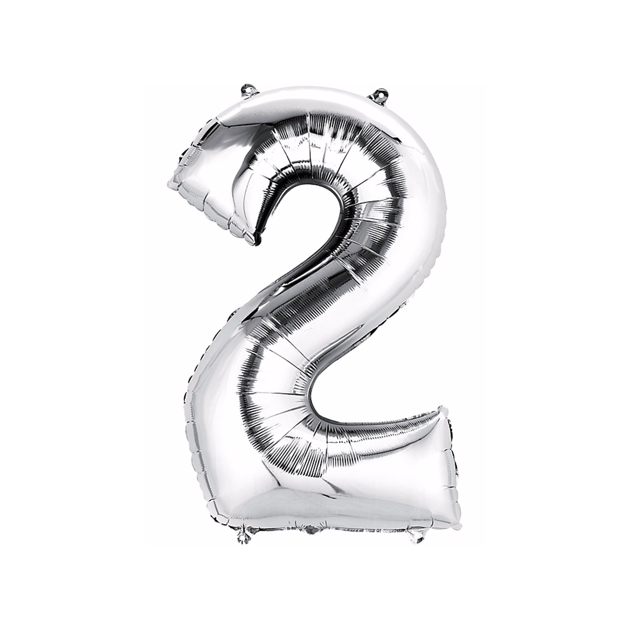 Number 2 on sale mylar balloon