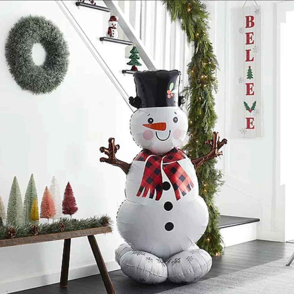 55 Décoration de Noël de ballon de bonhomme de neige, Fête de Noël, Fête de  Noël, Joyeux Noël, Décoration de bonhomme de neige, Décor de fête de bureau  AIR SEULEMENT -  Canada