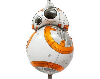 Star Wars Balloons - Star Wars Party, Star Wars Birthday, BB-8 Balloon, Star Wars Decorations, R2D2 Force Awakens Party, Space Lightsaber