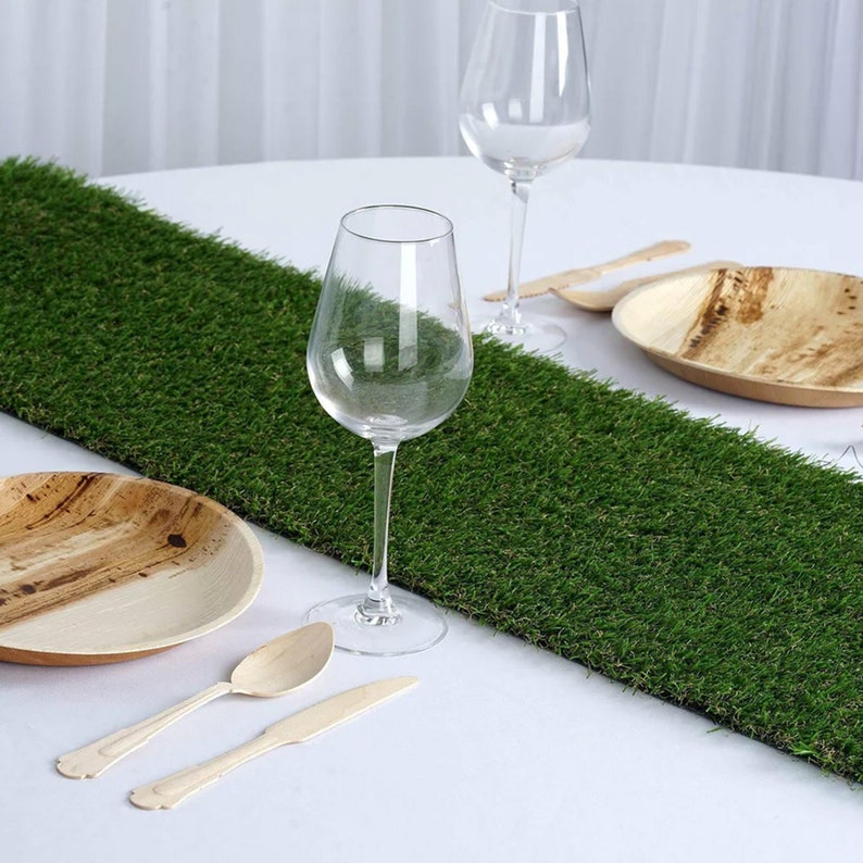 Grass Table Runner 9FT X 1FT Fake Grass Table Runner Etsy