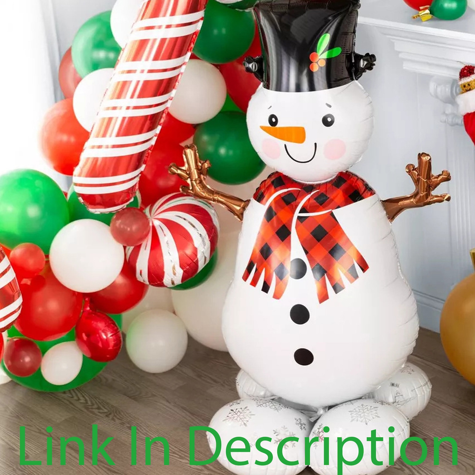 Candy Cane Balloon 18 Peppermint Balloon Onederland Etsy