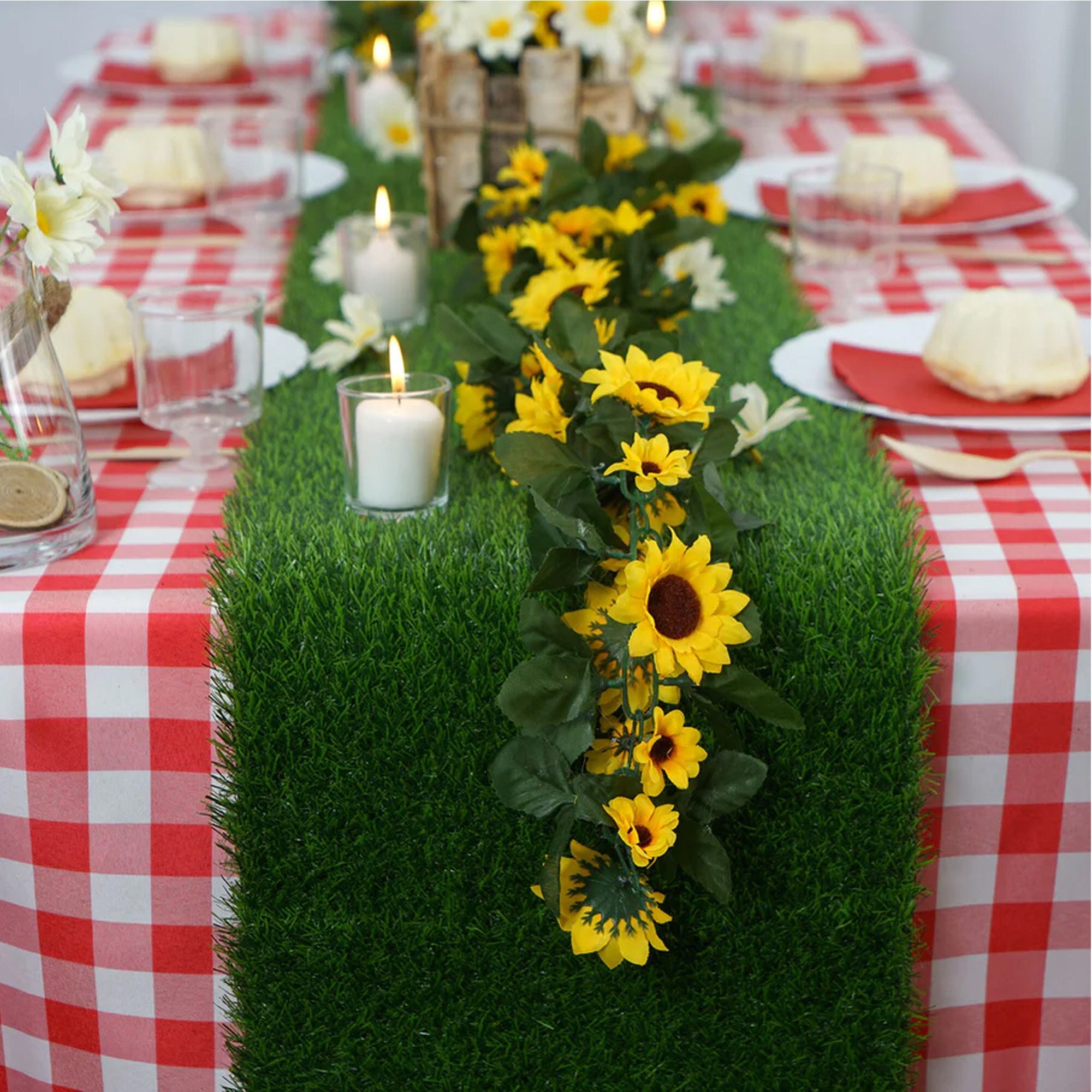 Grass Table Runner 9FT X 1FT Fake Grass Table Runner Etsy