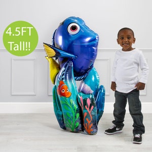 55&quot; Dory Balloon - Nemo Birthday Party, Finding Dory Birthday Decor, Nemo Balloon, Nemo Party Decorations, Just Keep Swimming, Dory Party