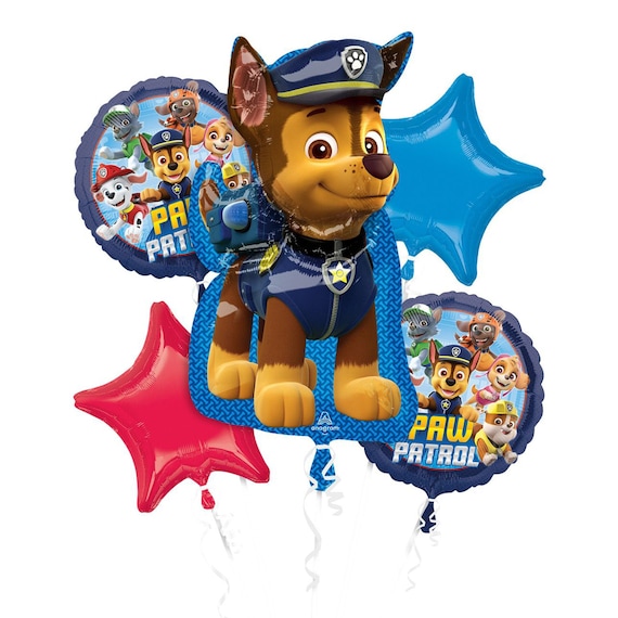 Paw Patrol Ballons Paw Patrol Fête danniversaire Paw Patrol Party Décor Paw  Patrol Birthday Decorations Chase Marshall Bouquet Chase Anniversaire -   France