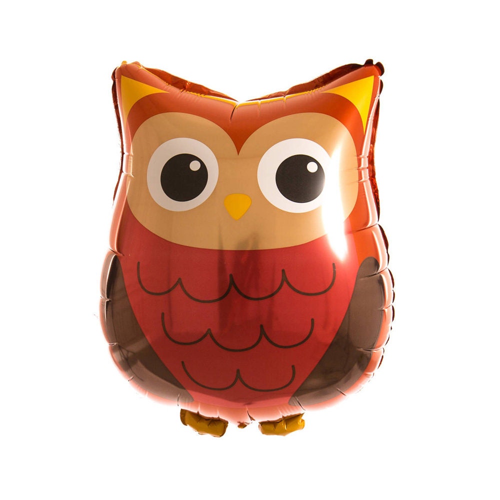 Jumbo Owl Balloon 26"- Owl Birthday Balloon, Owl Party Decorations, Woodland Animal Balloons, O