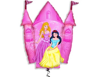 38" Princess Castle Balloon - Princess Party Decor, Princess Birthday Party, Princess Theme Party