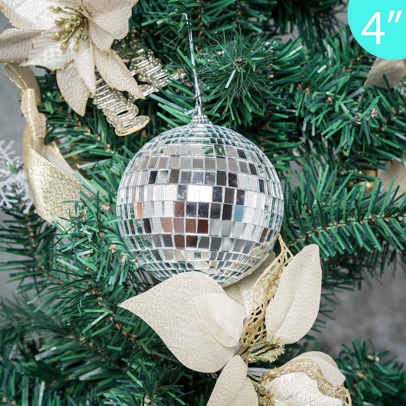 Disco Balls - Mirror Balls, Vintage Retro, Hippie 70s Theme, Disco Party, Disco Decor, Groovy, Disco Fever - 2", 4", 6", 8", 10", 12" Sizes image 5