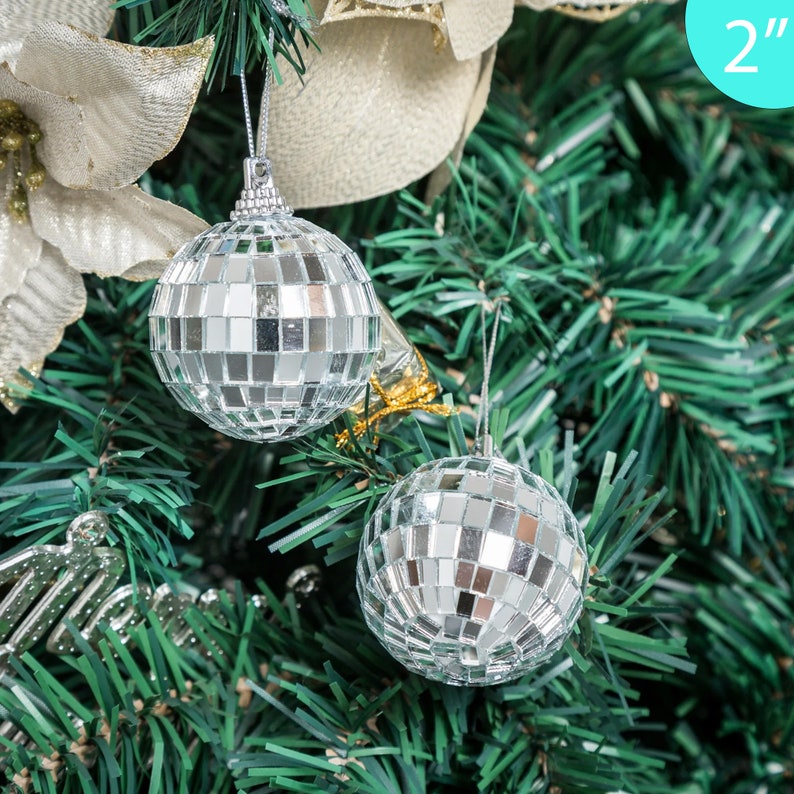 Disco Balls - Mirror Balls, Vintage Retro, Hippie 70s Theme, Disco Party, Disco Decor, Groovy, Disco Fever - 2", 4", 6", 8", 10", 12" Sizes image 4
