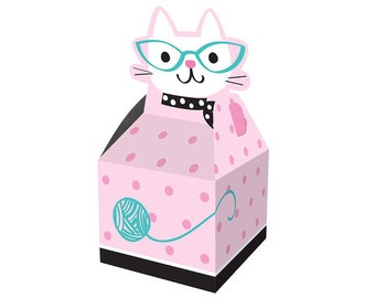 Kitten Favor Boxes - Cat Party Favors, Kitty Party, Kitty Cat Birthday, Kitten Party, Kitty Cat Party, Kitten Party Favors, Cat Birthday