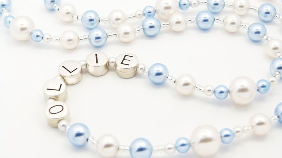 rosary beads for christening gift