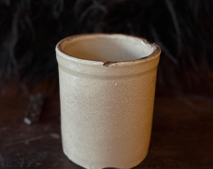 1900s Stoneware Crock 5”