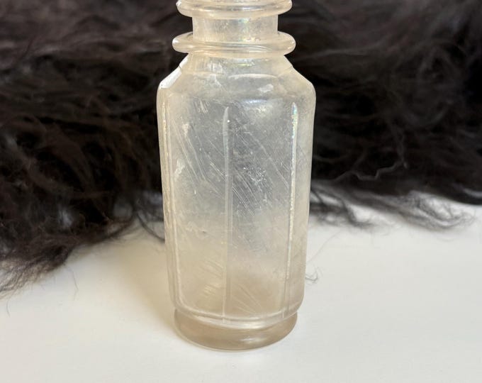 1910s Handblown Dug Glass Perfume Bottle, 4.25”