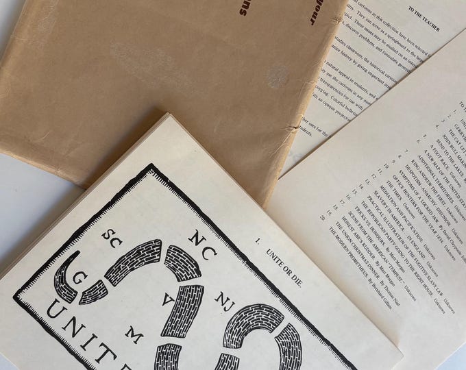 1960s “50 Political Cartoons for Teaching US History” Set