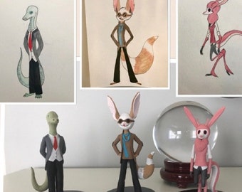 Custom Figurine From Your Drawing