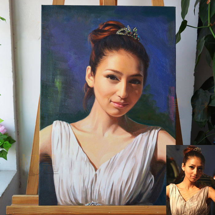 Custom Self Portrait Custom Oil Painting Oil Portrait Oil Etsy Canada