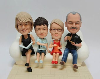 Custom family figurine | bobblehead | statues