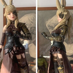 Custom figurine for your game or anime character | Anime / game commission sculpture