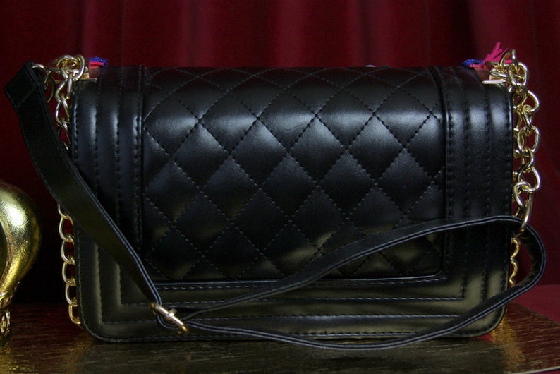 Black Peacock Embellished Crossbody Handbag Etsy