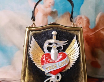 Sac à main baroque True Love Boutique effet 3D