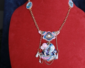 Nautical Romantic Ship Elegant Necklace