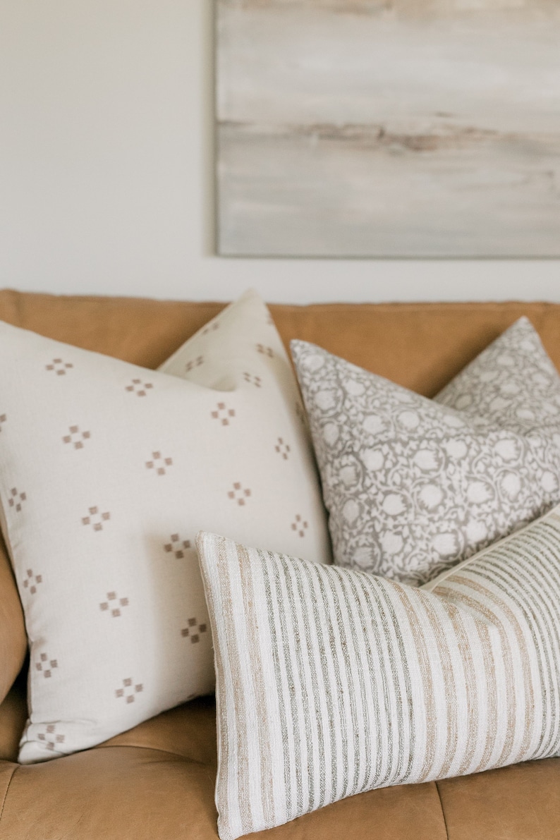 Pillow Combo Pillow Combinations Neutral Pillow Covers Etsy