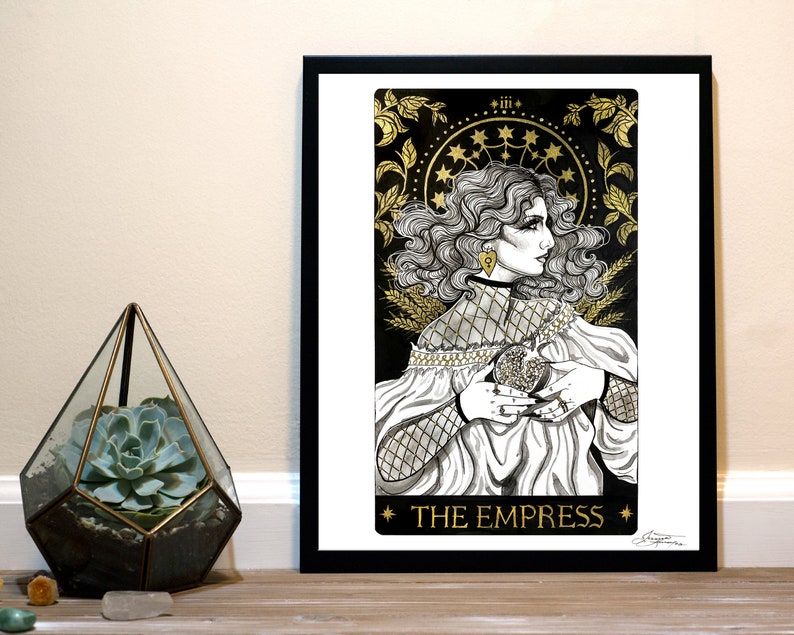 The Empress Tarot Card Art Print image 1