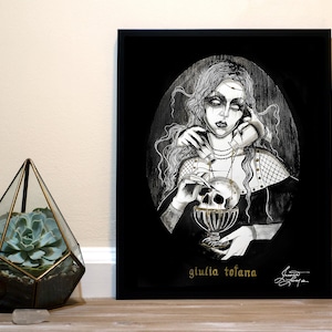 Giulia Tofana - Inktober Art Print