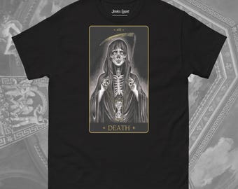 Uniseks T-shirt Death Tarotkaart