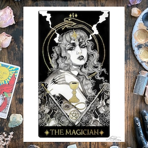 The Magician Tarot Card Art Print image 2