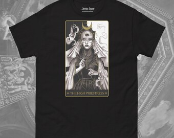 The High Priestess Tarot Card Unisex Tee