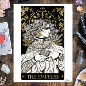 The Empress Tarot Card Art Print image 2