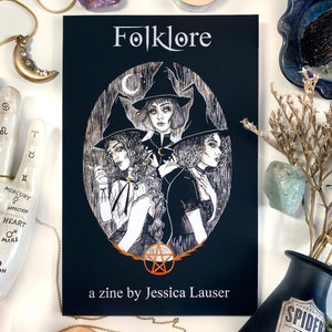 Inktober 2020 Zine "Folklore" Illustrations & Short Stories JLauserArt