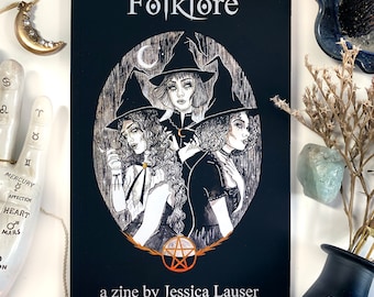 Inktober 2020 Zine "Folklore" Illustrations & Short Stories JLauserArt