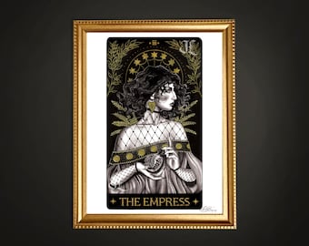 The Empress - Tarotkaart kunstafdruk