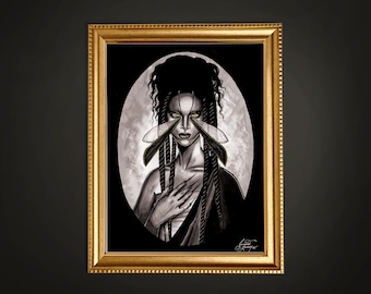 Adze - Inktober Art Print