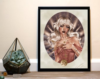 Sagittarius Portrait - Zodiac Art Print