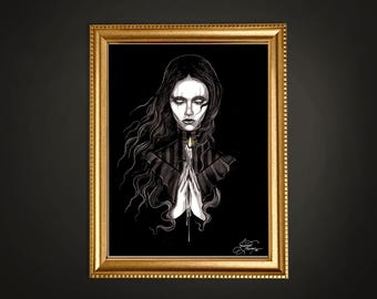 Corpse Candle - Inktober Art Print
