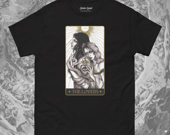 The Lovers Tarot Card Unisex Tee