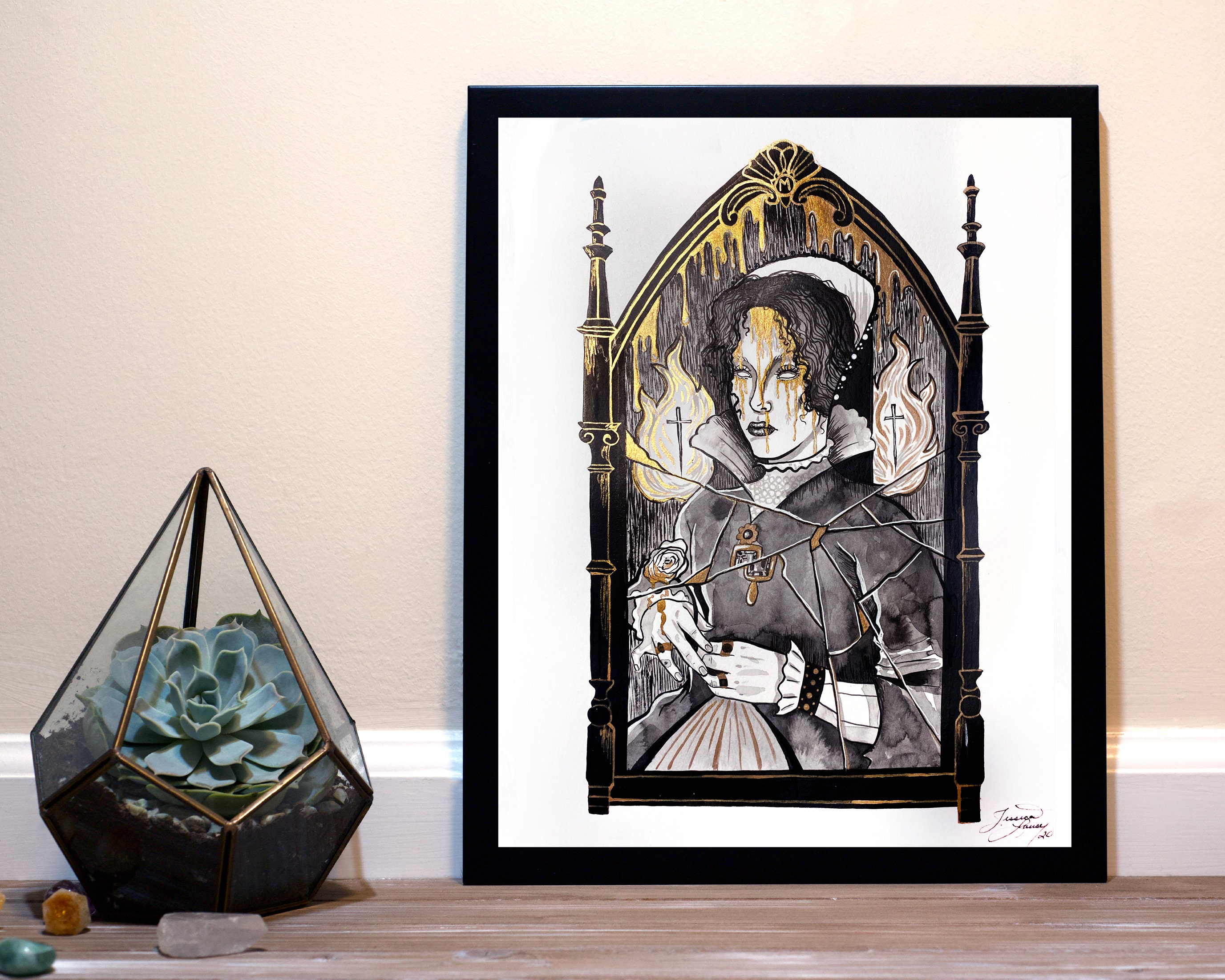 Bloody Mary - Inktober Art Print - Etsy