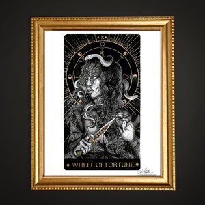 Wheel of Fortune - Tarot Card Art Print