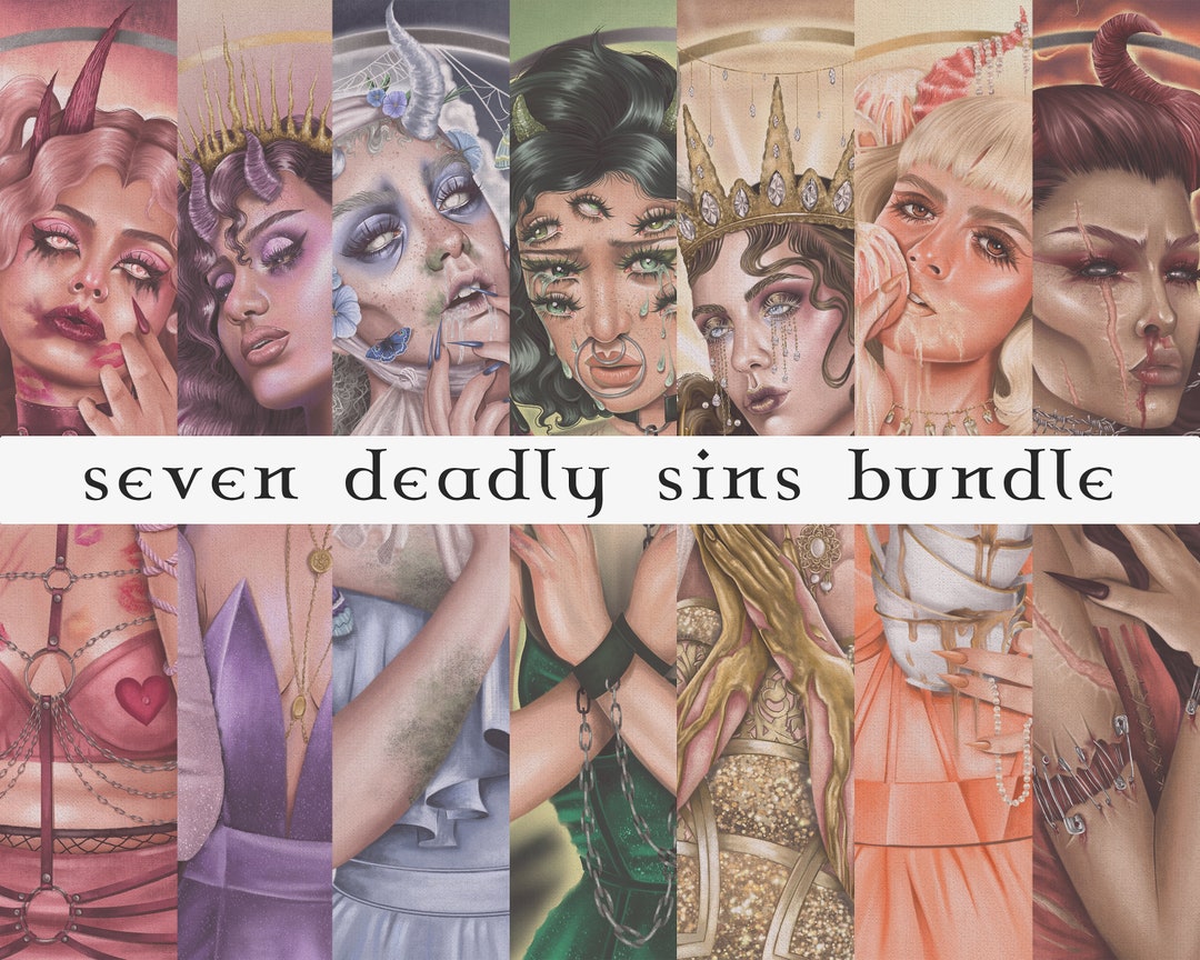 Seven Os 7 Pecados Capitais - CRYS ARTES E Lembrancinhas