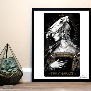 The Chariot - Tarot Card Art Print