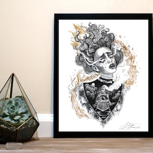 Screaming Jenny - Inktober Art Print
