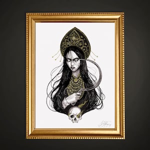 Marzanna - Inktober Art Print