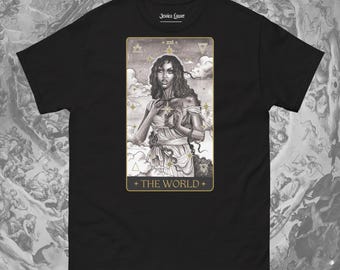 The World Tarot Card Unisex Tee