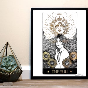 The Sun - Tarot Card Art Print