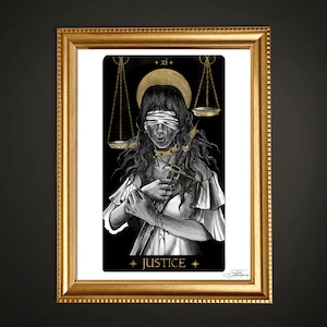 Justice - Tarot Card Art Print