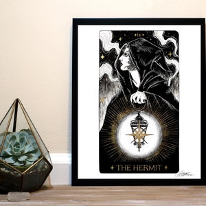 The Hermit - Tarot Card Art Print