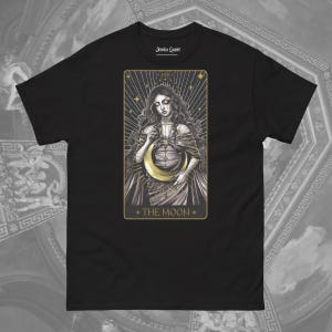 Camiseta unisex con la carta del Tarot de la Luna